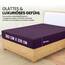 Utopia Bedding - Spannbettlaken 180x200cm - Lila - Gebürstete Polyester-Mikrofaser Spannbetttuch - 35 cm Tiefe Tasche