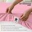 Utopia Bedding - 2er Set Spannbettlaken 90x200cm - Rosa - Oeko-Tex Zertifiziertes - Gebürstete Mikrofaser Spannbetttuch - 35 cm Tiefe Tasche