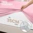 Utopia Bedding - 2er Set Spannbettlaken 90x200cm - Rosa - Oeko-Tex Zertifiziertes - Gebürstete Mikrofaser Spannbetttuch - 35 cm Tiefe Tasche