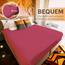 NatureMark 2er Pack Jersey Spannbettlaken, Spannbetttuch 100% Baumwolle in vielen Größen und Farben MARKENQUALITÄT ÖKOTEX Standard 100 | 120x200 cm - Bordeaux rot