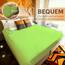 NatureMark 2er Pack Jersey Spannbettlaken, Spannbetttuch 100% Baumwolle in vielen Größen und Farben MARKENQUALITÄT ÖKOTEX Standard 100 | 120x200 cm - Apfel grün