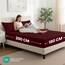 Utopia Bedding - 2er Set Spannbettlaken 180x200cm - Burgunderrot - Oeko-Tex Zertifiziertes - Gebürstete Mikrofaser Spannbetttuch - 35 cm Tiefe Tasche