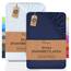 NatureMark 2er Pack Jersey Spannbettlaken, Spannbetttuch 100% Baumwolle in vielen Größen und Farben MARKENQUALITÄT ÖKOTEX Standard 100 | 140 x 200 cm - 160 x 200 cm - Navy/Weiss