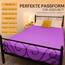 NatureMark 2er Pack Jersey Spannbettlaken, Spannbetttuch 100% Baumwolle in vielen Größen und Farben MARKENQUALITÄT ÖKOTEX Standard 100 | 120x200 cm - lila