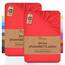 NatureMark 2er Pack Jersey Spannbettlaken, Spannbetttuch 100% Baumwolle in vielen Größen und Farben MARKENQUALITÄT ÖKOTEX Standard 100 | 120x200 cm - rot