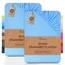 NatureMark 2er Pack Jersey Spannbettlaken, Spannbetttuch 100% Baumwolle in vielen Größen und Farben MARKENQUALITÄT ÖKOTEX Standard 100 | 90 x 200 cm - 100 x 200 cm - hell blau