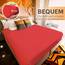 NatureMark 2er Pack Jersey Spannbettlaken, Spannbetttuch 100% Baumwolle in vielen Größen und Farben MARKENQUALITÄT ÖKOTEX Standard 100 | 90 x 200 cm - 100 x 200 cm - rot