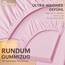 NatureMark 2er Pack Jersey Spannbettlaken, Spannbetttuch 100% Baumwolle in vielen Größen und Farben MARKENQUALITÄT ÖKOTEX Standard 100 | 200x220 cm +40 Steg - rosa