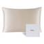 ZIMASILK Kissenbezug aus Reiner Maulbeerseide für Haare und Haut, mit verstärktem, verstecktem Reißverschluss, doppelseitig, Seide, Klasse 6A, Geschenk-Box (50 x 75 cm, beige)