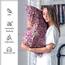 Kissenbezug aus Maulbeerseide für Haare und Haut, Seidenkissenbezug mit verstecktem Reißverschluss, Leopardenmuster, weich, atmungsaktiv, glatt, kühlende Seidenkissenbezüge zum Schlafen, Pink (Pink