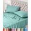Utopia Bedding 4 Teilige Bettlaken Set 180x200 cm, Spa Blau - Polyester Microfaser, Oeko-Tex Zertifiziert, 1 Spannbettlaken 180x200 cm, 1 Bettlaken 270x290 cm und 2 Kissenbezüge 50x75 cm