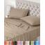 Utopia Bedding 4 Teilige Bettlaken Set 135x190 cm, Sand - Polyester Microfaser, Oeko-Tex Zertifiziert, 1 Spannbettlaken 135x190 cm, 1 Bettlaken 225x255 cm und 2 Kissenbezüge 50x75 cm