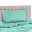 Utopia Bedding 3 Teilige Bettlaken Set 90x190 cm, Spa Blau - Polyester Microfaser, Oeko-Tex Zertifiziert, 1 Spannbettlaken 90x190 cm, 1 Bettlaken 167x243 cm und 1 Kissenbezug 50x75 cm
