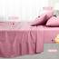 Utopia Bedding 4 Teilige Bettlaken Set 150x200 cm, Rosa - Polyester Microfaser, Oeko-Tex Zertifiziert, 1 Spannbettlaken 150x200 cm, 1 Bettlaken 266x259 cm und 2 Kissenbezüge 50x75 cm