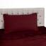 Utopia Bedding 3 Teilige Bettlaken Set 90x190 cm, Burgunderrot - Polyester Microfaser, Oeko-Tex Zertifiziert, 1 Spannbettlaken 90x190 cm, 1 Bettlaken 167x243 cm und 1 Kissenbezug 50x75 cm