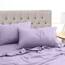 Utopia Bedding 4 Teilige Bettlaken Set 180x200 cm, Lavendel - Polyester Microfaser, Oeko-Tex Zertifiziert, 1 Spannbettlaken 180x200 cm, 1 Bettlaken 270x290 cm und 2 Kissenbezüge 50x75 cm
