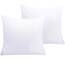 NTBAY 2er Set Kissenbezug 80x80 cm 100% Mikrofaser Kissenhülle, Superweicher Kopfkissenbezug, Weiß