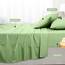 Utopia Bedding 4 Teilige Bettlaken Set 135x190 cm, Salbei Grün - Polyester Microfaser, Oeko-Tex Zertifiziert, 1 Spannbettlaken 135x190 cm, 1 Bettlaken 225x255 cm und 2 Kissenbezüge 50x75 cm