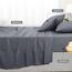 Utopia Bedding 4 Teilige Bettlaken Set 135x190 cm, Grau - Polyester Microfaser, Oeko-Tex Zertifiziert, 1 Spannbettlaken 135x190 cm, 1 Bettlaken 225x255 cm und 2 Kissenbezüge 50x75 cm