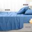 Utopia Bedding 4 Teilige Bettlaken Set 135x190 cm, Niederländisches Blau - Polyester Microfaser, Oeko-Tex Zertifiziert, 1 Spannbettlaken 135x190 cm, 1 Bettlaken 225x255 cm und 2 Kissenbezüge 50x75 cm