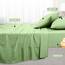 Utopia Bedding 4 Teilige Bettlaken Set 180x200 cm, Salbei Grün - Polyester Microfaser, Oeko-Tex Zertifiziert, 1 Spannbettlaken 180x200 cm, 1 Bettlaken 270x290 cm und 2 Kissenbezüge 50x75 cm