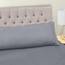 Utopia Bedding 3 Teilige Bettlaken Set 150x200 cm, Grau - Polyester Microfaser, Oeko-Tex Zertifiziert, 1 Spannbettlaken 150x200 cm, 1 Bettlaken 266x259 cm und 1 Kissenbezug 45x170 cm