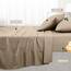 Utopia Bedding 4 Teilige Bettlaken Set 180x200 cm, Sand - Polyester Microfaser, Oeko-Tex Zertifiziert, 1 Spannbettlaken 180x200 cm, 1 Bettlaken 270x290 cm und 2 Kissenbezüge 50x75 cm