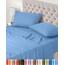Utopia Bedding 4 Teilige Bettlaken Set 150x200 cm, Niederländisches Blau - Polyester Microfaser, Oeko-Tex Zertifiziert, 1 Spannbettlaken 150x200 cm, 1 Bettlaken 266x259 cm und 2 Kissenbezüge 50x75 cm