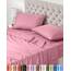 Utopia Bedding 4 Teilige Bettlaken Set 180x200 cm, Rosa - Polyester Microfaser, Oeko-Tex Zertifiziert, 1 Spannbettlaken 180x200 cm, 1 Bettlaken 270x290 cm und 2 Kissenbezüge 50x75 cm