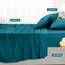 Utopia Bedding 4 Teilige Bettlaken Set 135x190 cm, Denim Blau - Polyester Microfaser, Oeko-Tex Zertifiziert, 1 Spannbettlaken 135x190 cm, 1 Bettlaken 225x255 cm und 2 Kissenbezüge 50x75 cm