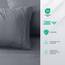 Utopia Bedding 4 Teilige Bettlaken Set 120x190 cm, Grau - Polyester Microfaser, Oeko-Tex Zertifiziert, 1 Spannbettlaken 120x190 cm, 1 Bettlaken 228x259 cm und 2 Kissenbezüge 50x75 cm