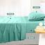 Utopia Bedding 3 Teilige Bettlaken Set 90x190 cm, Spa Blau - Polyester Microfaser, Oeko-Tex Zertifiziert, 1 Spannbettlaken 90x190 cm, 1 Bettlaken 167x243 cm und 1 Kissenbezug 50x75 cm