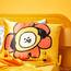 BT21 x Kitsch Satin-Kissenbezug mit Reißverschluss, weicher als Maulbeerseide-Kissenbezüge, Standardgröße, 1 Stück, kühlender Kissenbezug für Haare, Hautgesundheit und Schönheitsschlaf, 48,3 x 66 cm,