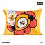 BT21 x Kitsch Satin-Kissenbezug mit Reißverschluss, weicher als Maulbeerseide-Kissenbezüge, Standardgröße, 1 Stück, kühlender Kissenbezug für Haare, Hautgesundheit und Schönheitsschlaf, 48,3 x 66 cm,