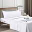 Utopia Bedding 3 Teilige Bettlaken Set 135x190 cm, Weiß - Polyester Microfaser, Oeko-Tex Zertifiziert, 1 Spannbettlaken 135x190 cm, 1 Bettlaken 225x255 cm und 1 Kissenbezug 45x155 cm