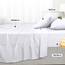 Utopia Bedding 4 Teilige Bettlaken Set 120x190 cm, Weiß - Polyester Microfaser, Oeko-Tex Zertifiziert, 1 Spannbettlaken 120x190 cm, 1 Bettlaken 228x259 cm und 2 Kissenbezüge 50x75 cm