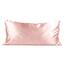 Kitsch Kissenbezug aus 100% Satin mit Reißverschluss, weicher als Seidenkissenbezug für Haar und Haut, kühlender Kissenbezug, Satin-Kissenbezug (King (1 Pack), Blush)