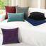 CaliTime Kissenbezüge Kissenhülle 2 Stück Cozy Kissenbezüge für Couch Sofa Heimdekoration Solide Gefärbt Weich Chenille 55cm x 55cm Mittelgrau