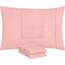 Utopia Bedding Queen-Kissenbezüge – 4er-Pack – Hotelverschluss – weicher, gebürsteter Mikrofaserstoff – schrumpf- und farbecht, Kissenbezüge, Queen-Size, 20 X 30 Inches (Rosa)