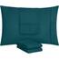 Utopia Bedding Queen-Kissenbezüge – 4er-Pack – Hotelverschluss – weicher, gebürsteter Mikrofaserstoff – schrumpf- und farbecht, Kissenbezüge, Queen-Size, 20 X 30 Inches (Blaugrün)