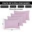 Utopia Bedding Queen-Kissenbezüge – 4er-Pack – Hotelverschluss – weicher, gebürsteter Mikrofaserstoff – schrumpf- und farbecht, Kissenbezüge, Queen-Size, 20 X 30 Inches (Lavendel)