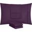 Utopia Bedding King-Size-Kissenbezüge – 4er-Pack – Hotelverschluss – weicher, gebürsteter Mikrofaserstoff – schrumpf- und farbecht, Kissenbezüge, Kingsize, 20 X 40 Inches (lila)