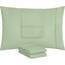 Utopia Bedding Queen-Kissenbezüge – 4er-Pack – Hotelverschluss – weicher, gebürsteter Mikrofaserstoff – schrumpf- und farbecht, Kissenbezüge, Queen-Size, 20 X 30 Inches (Queen, Salbeigrün)