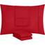 Utopia Bedding Queen-Kissenbezüge – 4er-Pack – Hotelverschluss – weicher, gebürsteter Mikrofaserstoff – schrumpf- und farbecht, Kissenbezüge, Queen-Size, 20 X 30 Inches (rot)