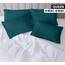 Utopia Bedding Queen-Kissenbezüge – 4er-Pack – Hotelverschluss – weicher, gebürsteter Mikrofaserstoff – schrumpf- und farbecht, Kissenbezüge, Queen-Size, 20 X 30 Inches (Blaugrün)