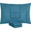 Utopia Bedding King-Kissenbezüge – 4er-Pack – Hotelverschluss – weicher, gebürsteter Mikrofaserstoff – schrumpf- und farbecht, Kissenbezüge, Kingsize, 20 X 40 Inches (Jeansblau)