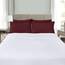 Utopia Bedding Queen-Kissenbezüge – 4er-Pack – Hotelverschluss – weicher, gebürsteter Mikrofaserstoff – schrumpf- und farbecht, Kissenbezüge, Queen-Size, 20 X 30 Inches (Burgunderrot)