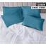 Utopia Bedding Queen-Kissenbezüge – 4er-Pack – Hotelverschluss – weicher, gebürsteter Mikrofaserstoff – schrumpf- und farbecht, Kissenbezüge, Queen-Size, 20 X 30 Inches (Jeansblau)
