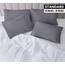 Utopia Bedding Standard-Kissenbezüge – 4er-Pack – Hotelverschluss – weicher, gebürsteter Mikrofaserstoff – schrumpf- und farbecht – Kissenbezüge Standardgröße 20 X 26 Inches (grau)