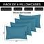 Utopia Bedding King-Kissenbezüge – 4er-Pack – Hotelverschluss – weicher, gebürsteter Mikrofaserstoff – schrumpf- und farbecht, Kissenbezüge, Kingsize, 20 X 40 Inches (Jeansblau)